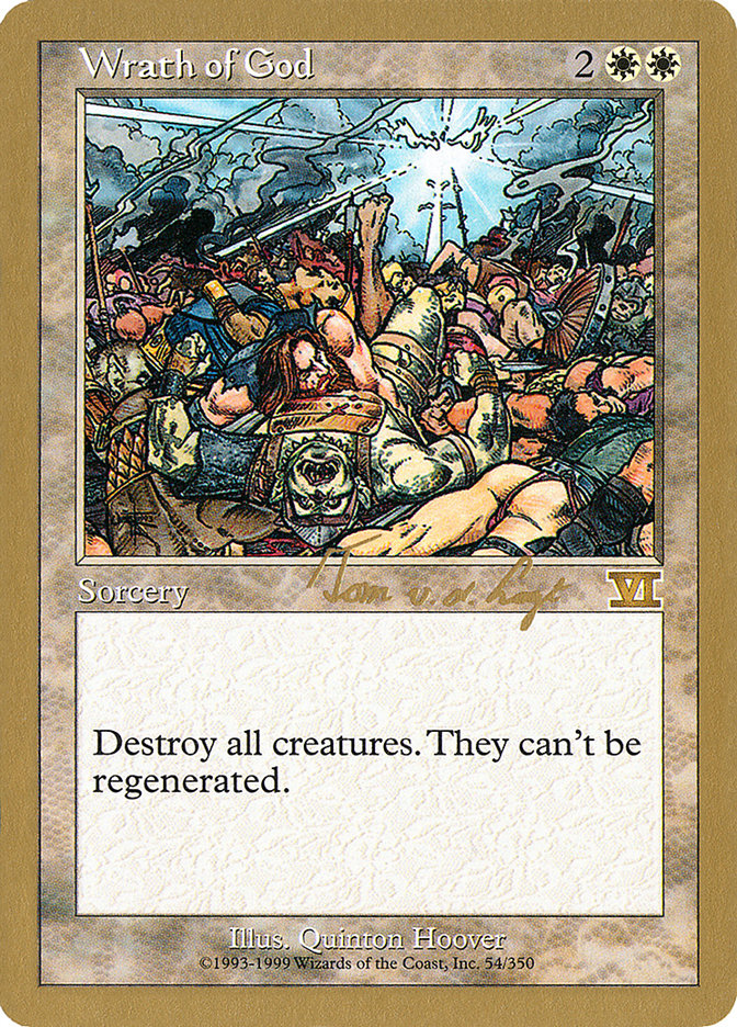 Wrath of God (Tom van de Logt) [World Championship Decks 2000] | Gear Gaming Fayetteville