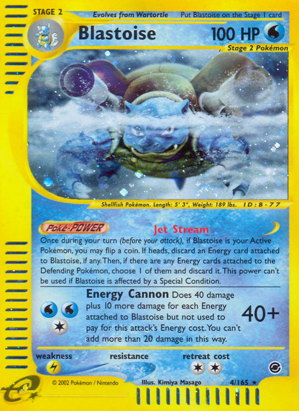 Blastoise (4/165) [Expedition: Base Set] | Gear Gaming Fayetteville