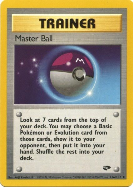 Master Ball (116/132) [Gym Challenge Unlimited] | Gear Gaming Fayetteville