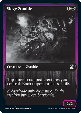 Siege Zombie [Innistrad: Double Feature] | Gear Gaming Fayetteville