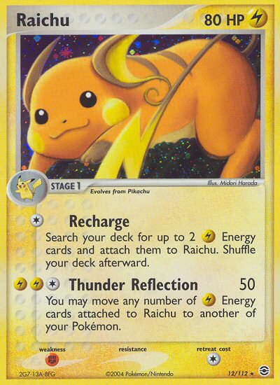 Raichu (12/112) [EX: FireRed & LeafGreen] | Gear Gaming Fayetteville