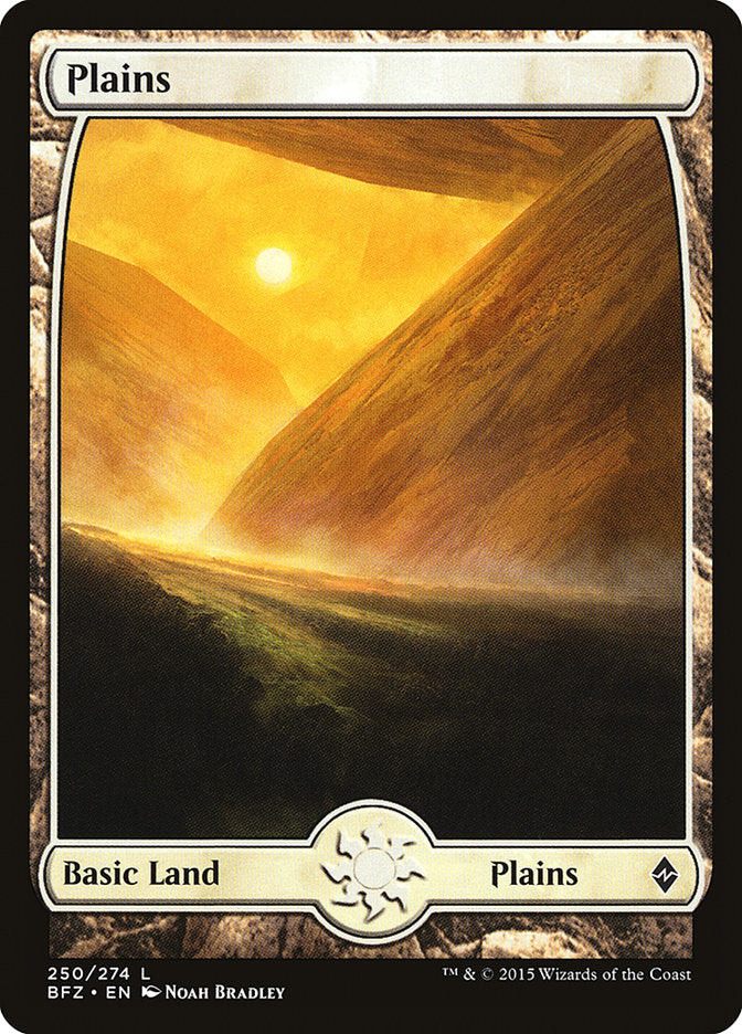 Plains (250) (Full Art) [Battle for Zendikar] | Gear Gaming Fayetteville