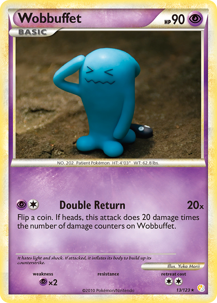 Wobbuffet (13/123) [HeartGold & SoulSilver: Base Set] | Gear Gaming Fayetteville