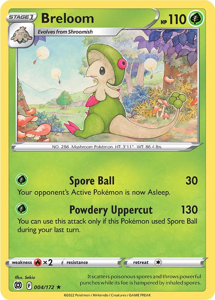 Breloom (004/172) [Sword & Shield: Brilliant Stars] | Gear Gaming Fayetteville