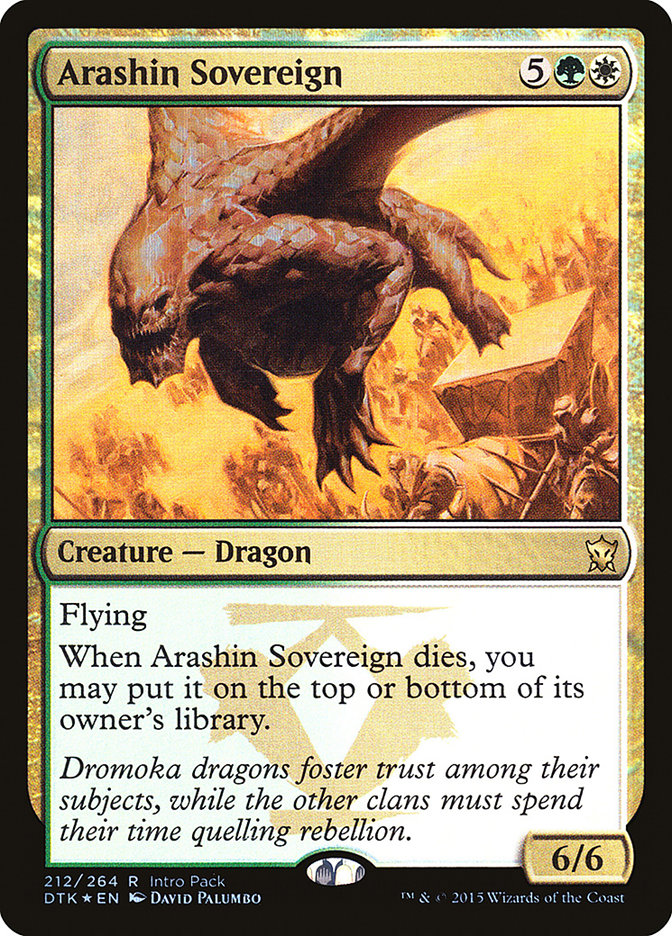 Arashin Sovereign (Intro Pack) [Dragons of Tarkir Promos] | Gear Gaming Fayetteville