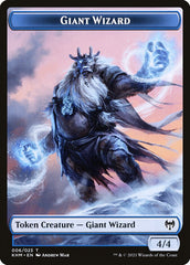 Elf Warrior // Giant Wizard Double-Sided Token [Kaldheim Tokens] | Gear Gaming Fayetteville