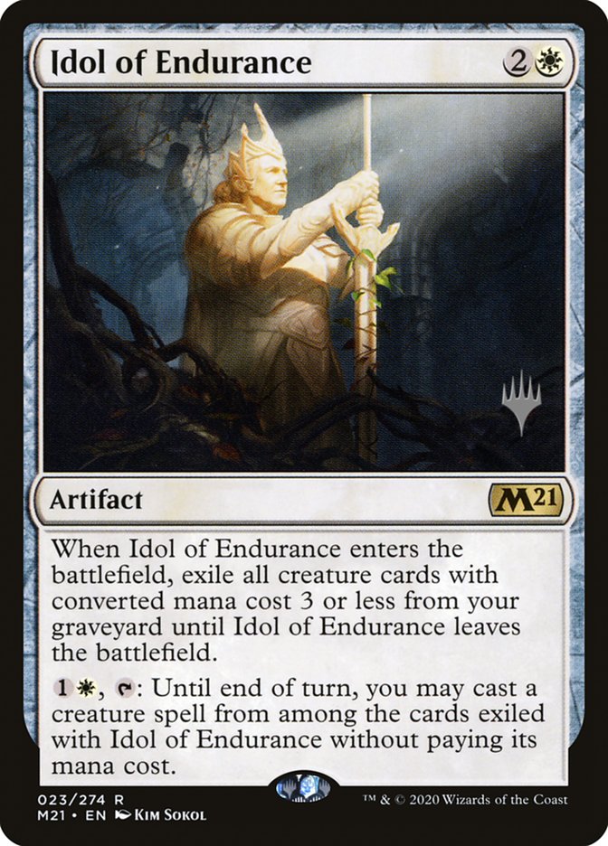 Idol of Endurance (Promo Pack) [Core Set 2021 Promos] | Gear Gaming Fayetteville