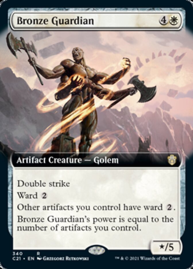 Bronze Guardian (Extended Art) [Commander 2021] | Gear Gaming Fayetteville