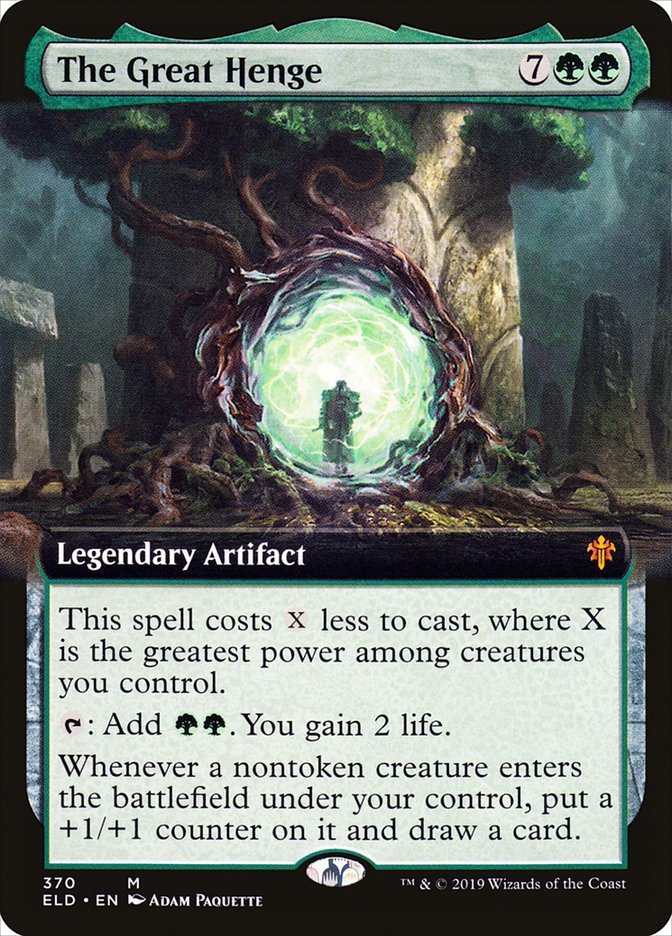 The Great Henge (Extended Art) [Throne of Eldraine] | Gear Gaming Fayetteville