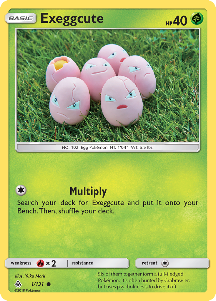 Exeggcute (1/131) [Sun & Moon: Forbidden Light] | Gear Gaming Fayetteville