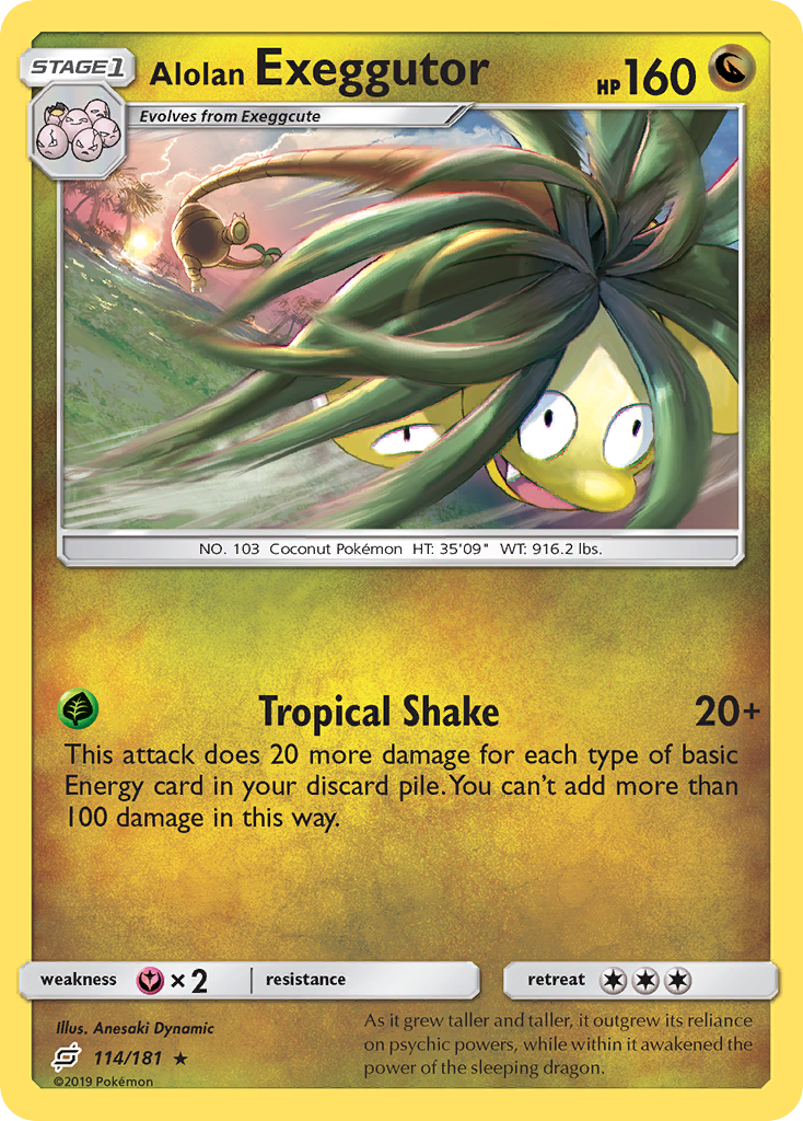 Alolan Exeggutor (114/181) [Sun & Moon: Team Up] | Gear Gaming Fayetteville