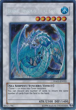 Brionac, Dragon of the Ice Barrier [HA01-EN022] Secret Rare | Gear Gaming Fayetteville