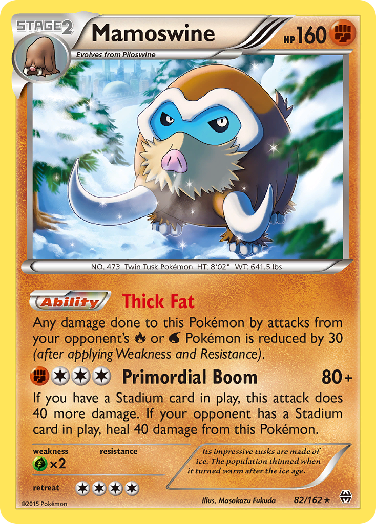 Mamoswine (82/162) [XY: BREAKthrough] | Gear Gaming Fayetteville