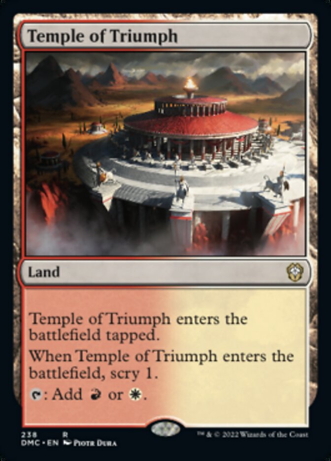 Temple of Triumph [Dominaria United Commander] | Gear Gaming Fayetteville