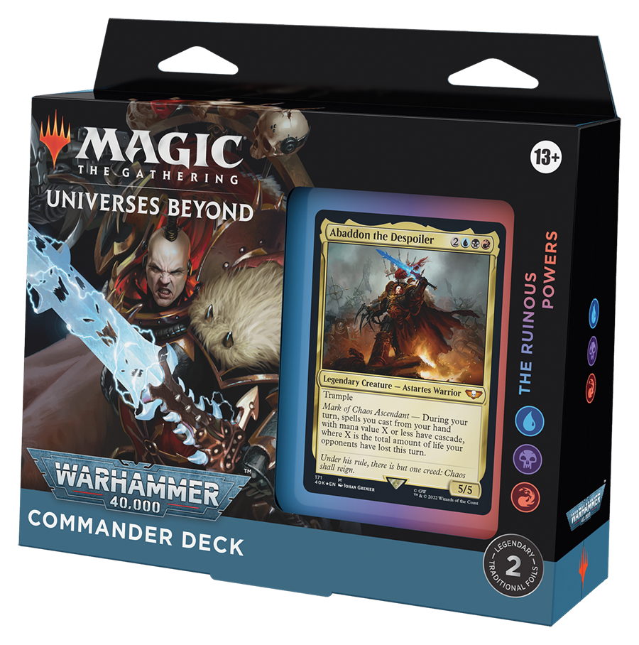 Universes Beyond: Warhammer 40,000 - Commander Deck (The Ruinous Powers) | Gear Gaming Fayetteville