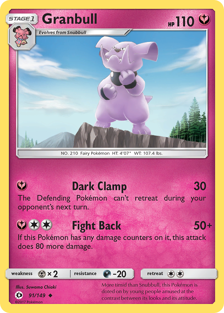 Granbull (91/149) [Sun & Moon: Base Set] | Gear Gaming Fayetteville