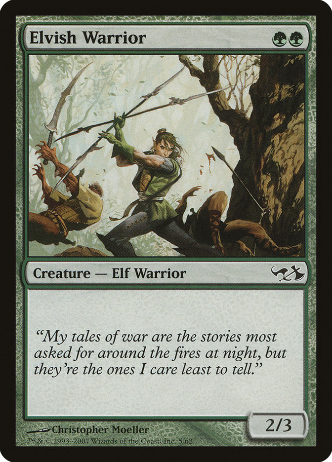 Elvish Warrior [Duel Decks: Elves vs. Goblins] | Gear Gaming Fayetteville