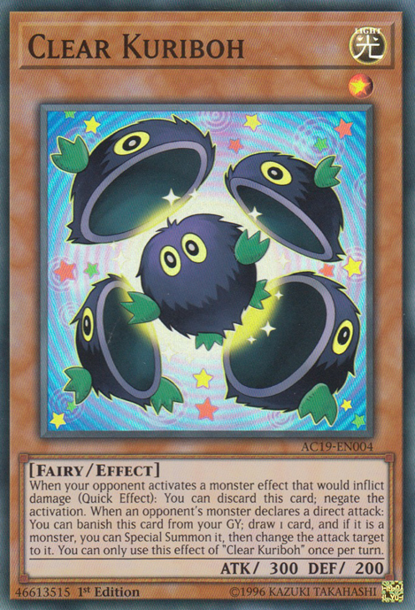 Clear Kuriboh [AC19-EN004] Super Rare | Gear Gaming Fayetteville