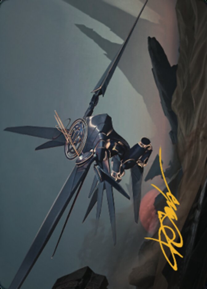 Steel Seraph Art Card (Gold-Stamped Signature) [The Brothers' War Art Series] | Gear Gaming Fayetteville