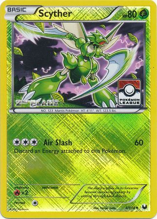 Scyther (4/108) (League Promo 2nd Place) [Black & White: Dark Explorers] | Gear Gaming Fayetteville