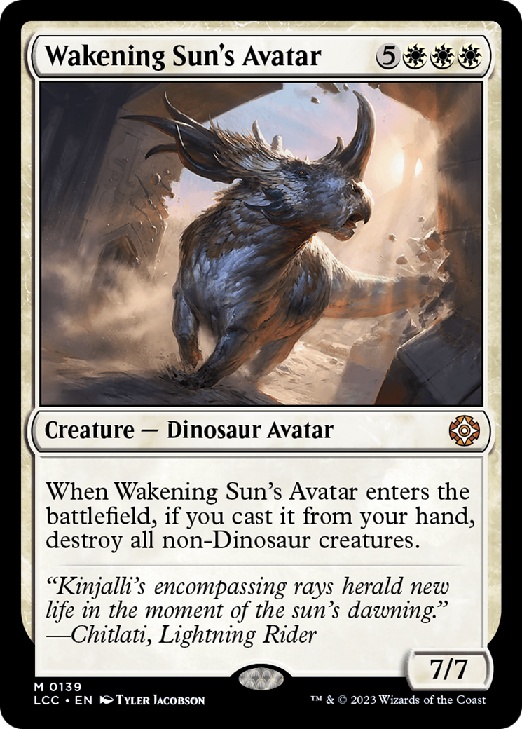 Wakening Sun's Avatar [The Lost Caverns of Ixalan Commander] | Gear Gaming Fayetteville