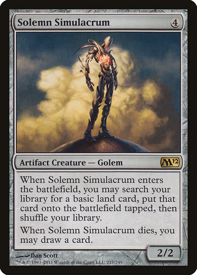 Solemn Simulacrum [Magic 2012] | Gear Gaming Fayetteville