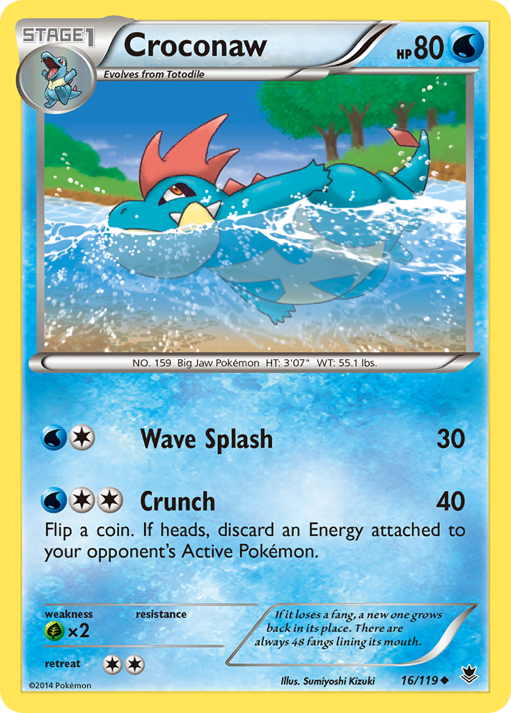 Croconaw (16/119) [XY: Phantom Forces] | Gear Gaming Fayetteville