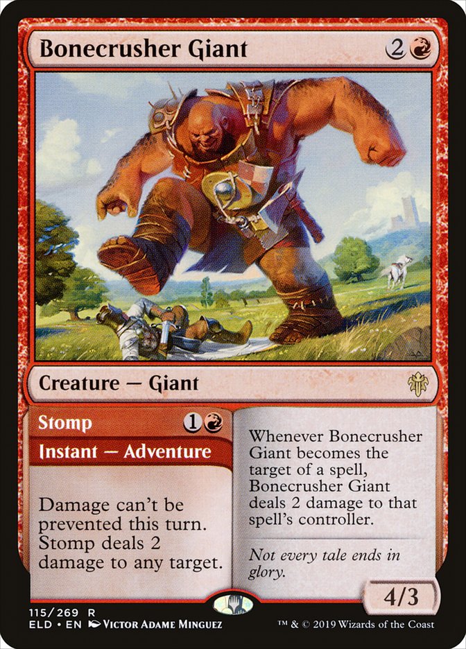 Bonecrusher Giant // Stomp [Throne of Eldraine] | Gear Gaming Fayetteville