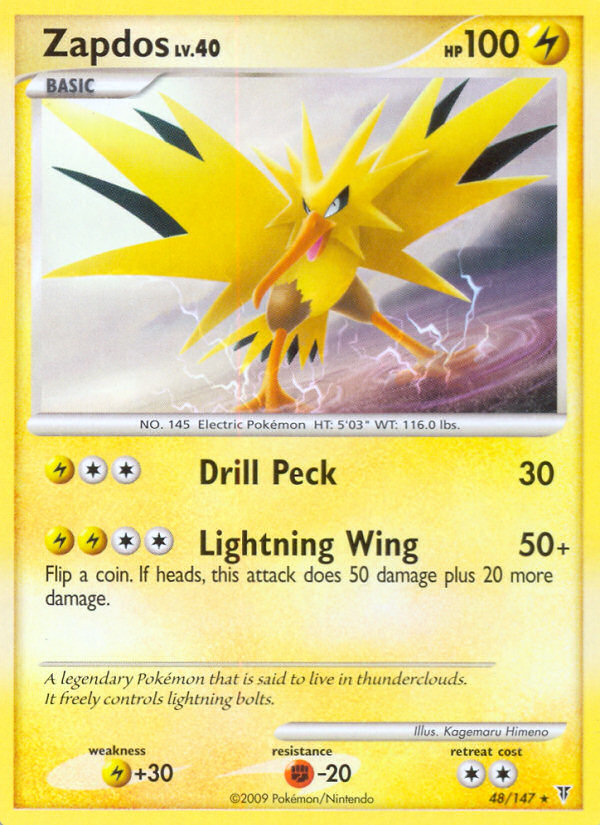 Zapdos (48/147) [Platinum: Supreme Victors] | Gear Gaming Fayetteville