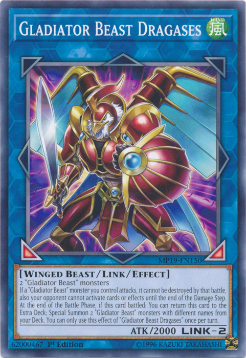 Gladiator Beast Dragases [MP19-EN150] Common | Gear Gaming Fayetteville
