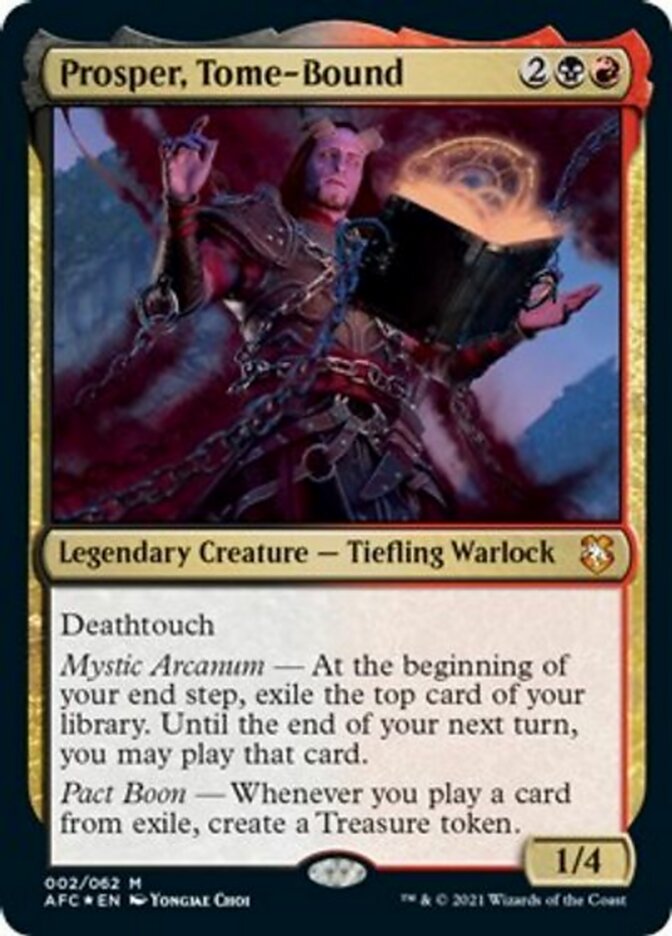 Prosper, Tome-Bound (Display Commander) [Dungeons & Dragons: Adventures in the Forgotten Realms Commander] | Gear Gaming Fayetteville