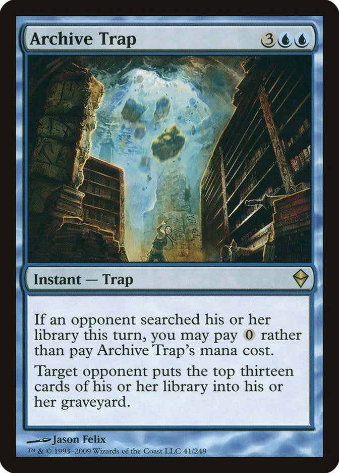 Archive Trap [Zendikar] | Gear Gaming Fayetteville