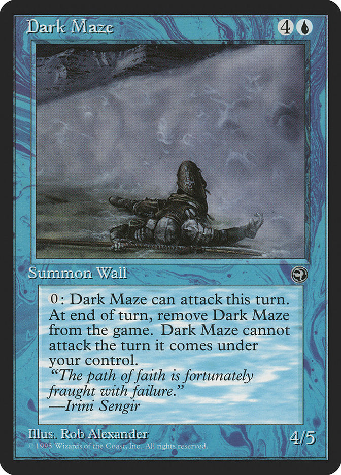 Dark Maze (Irini Sengir Flavor Text) [Homelands] | Gear Gaming Fayetteville