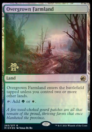 Overgrown Farmland [Innistrad: Midnight Hunt Prerelease Promos] | Gear Gaming Fayetteville