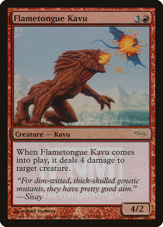 Flametongue Kavu [Friday Night Magic 2005] | Gear Gaming Fayetteville