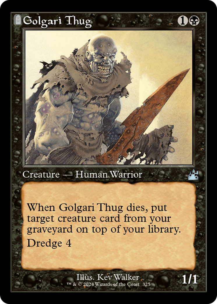 Golgari Thug (Retro Frame) [Ravnica Remastered] | Gear Gaming Fayetteville