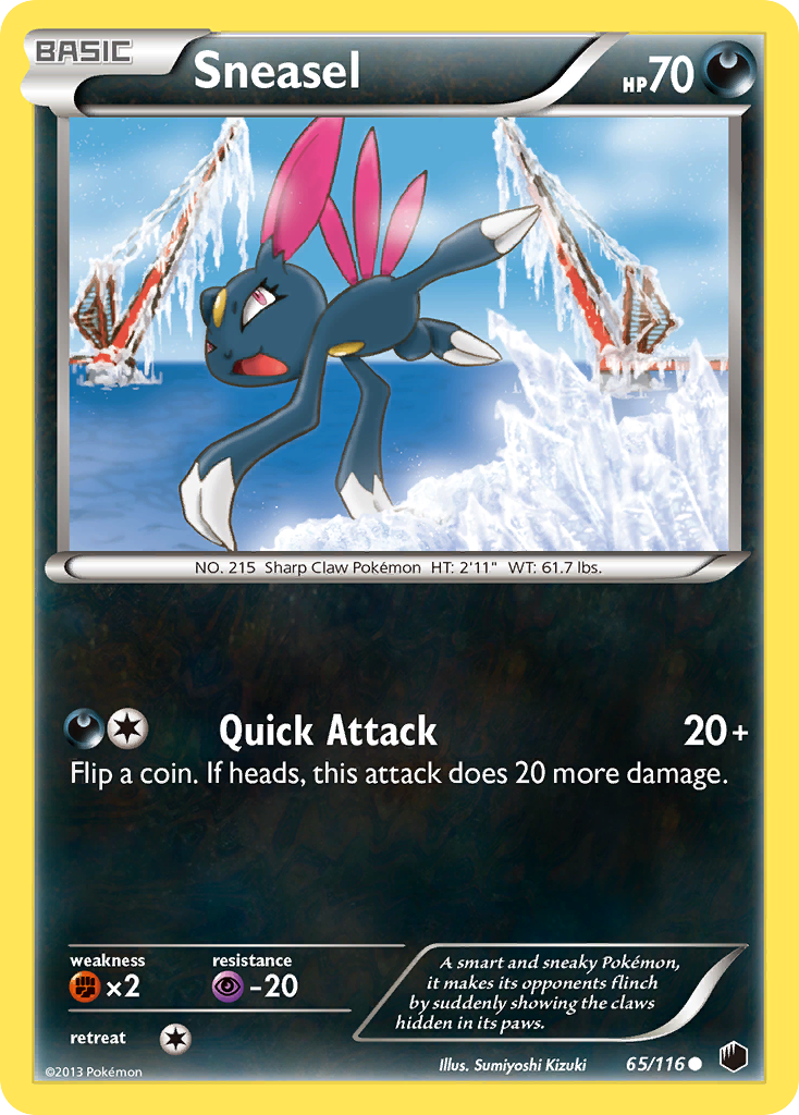 Sneasel (65/116) [Black & White: Plasma Freeze] | Gear Gaming Fayetteville