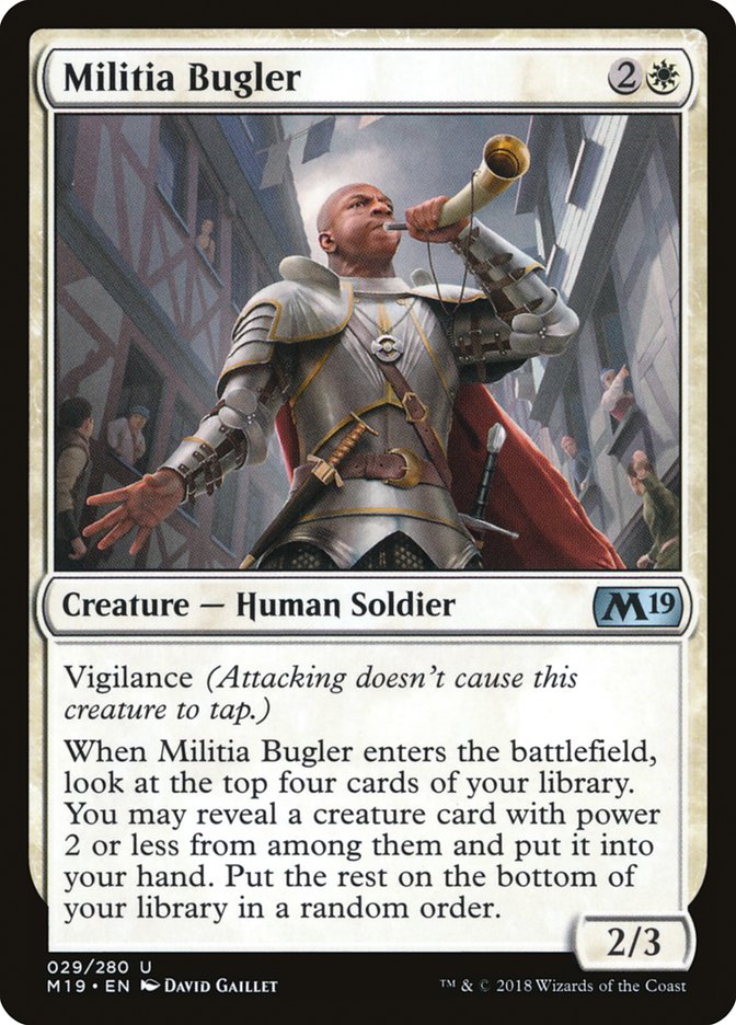 Militia Bugler [Core Set 2019] | Gear Gaming Fayetteville