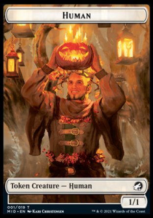Human // Insect Double-Sided Token [Innistrad: Midnight Hunt Tokens] | Gear Gaming Fayetteville