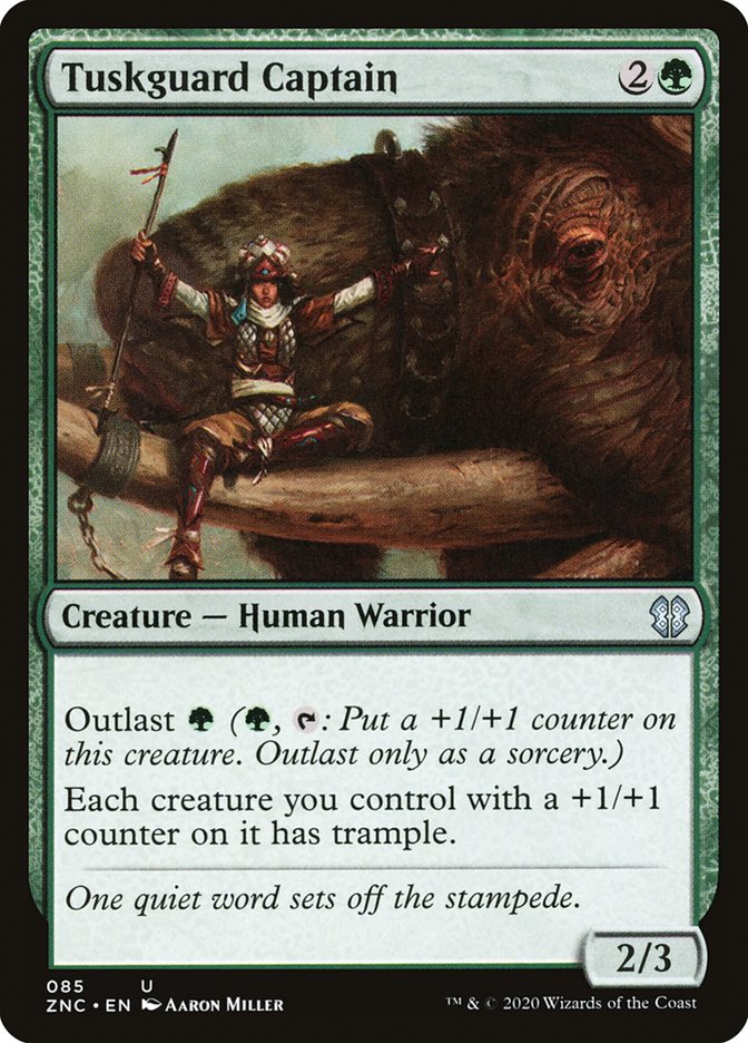 Tuskguard Captain [Zendikar Rising Commander] | Gear Gaming Fayetteville