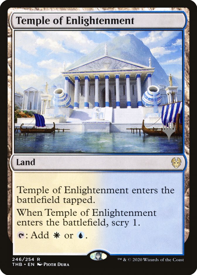 Temple of Enlightenment (Promo Pack) [Theros Beyond Death Promos] | Gear Gaming Fayetteville