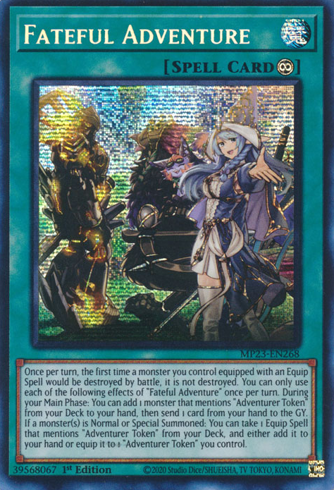 Fateful Adventure [MP23-EN268] Prismatic Secret Rare | Gear Gaming Fayetteville