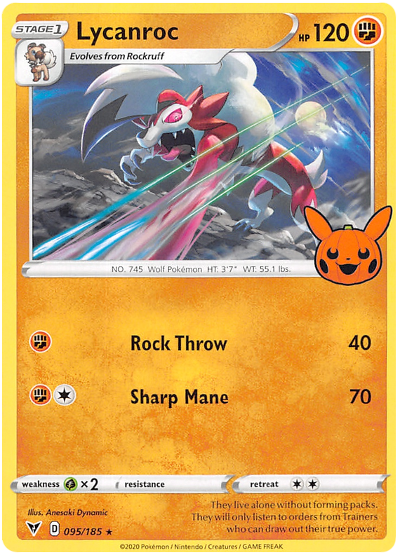 Lycanroc (095/185) [Trick or Trade 2023] | Gear Gaming Fayetteville