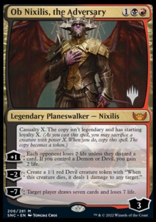 Ob Nixilis, the Adversary (Promo Pack) [Streets of New Capenna Promos] | Gear Gaming Fayetteville