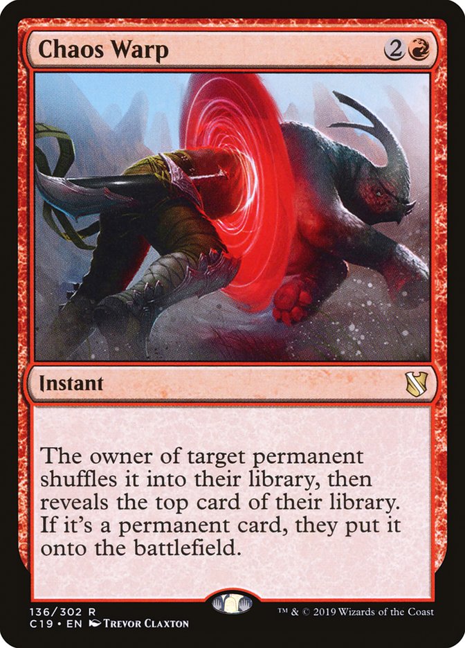 Chaos Warp [Commander 2019] | Gear Gaming Fayetteville