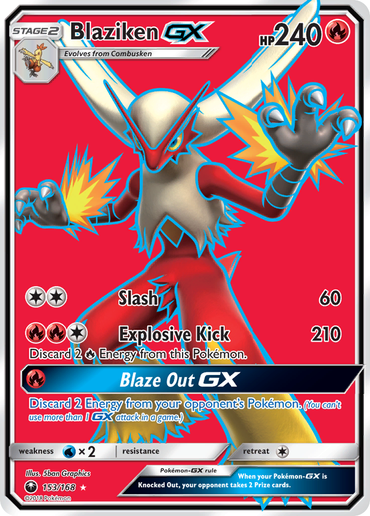 Blaziken GX (153/168) [Sun & Moon: Celestial Storm] | Gear Gaming Fayetteville