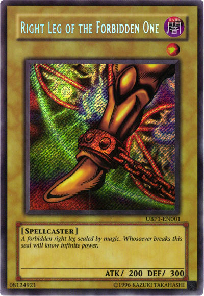 Right Leg of the Forbidden One [UBP1-EN001] Secret Rare | Gear Gaming Fayetteville