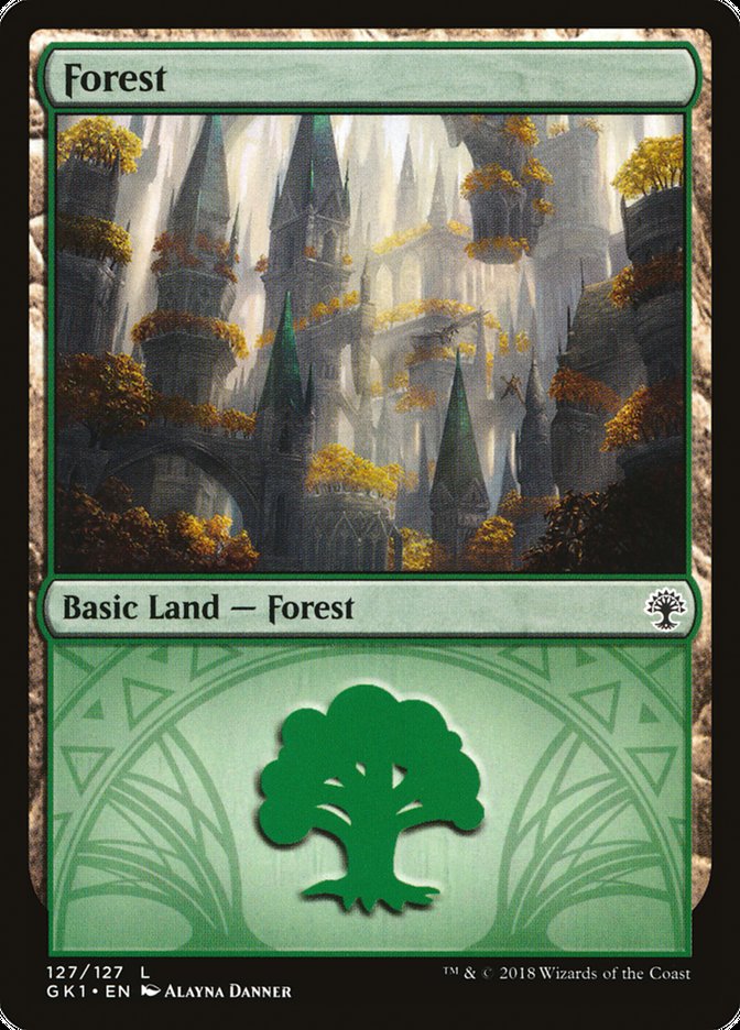 Forest (127) [Guilds of Ravnica Guild Kit] | Gear Gaming Fayetteville