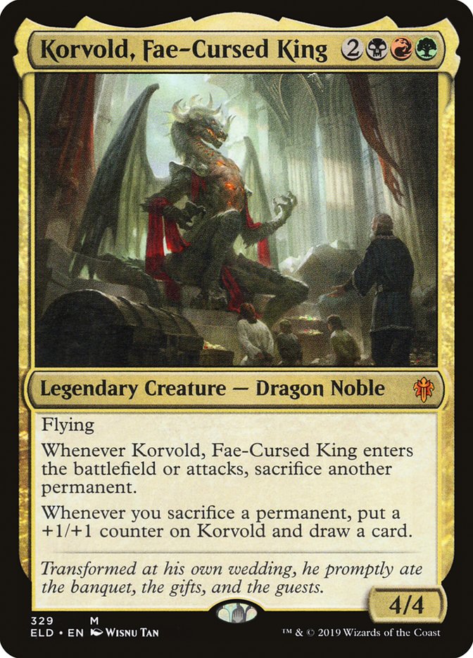 Korvold, Fae-Cursed King [Throne of Eldraine] | Gear Gaming Fayetteville