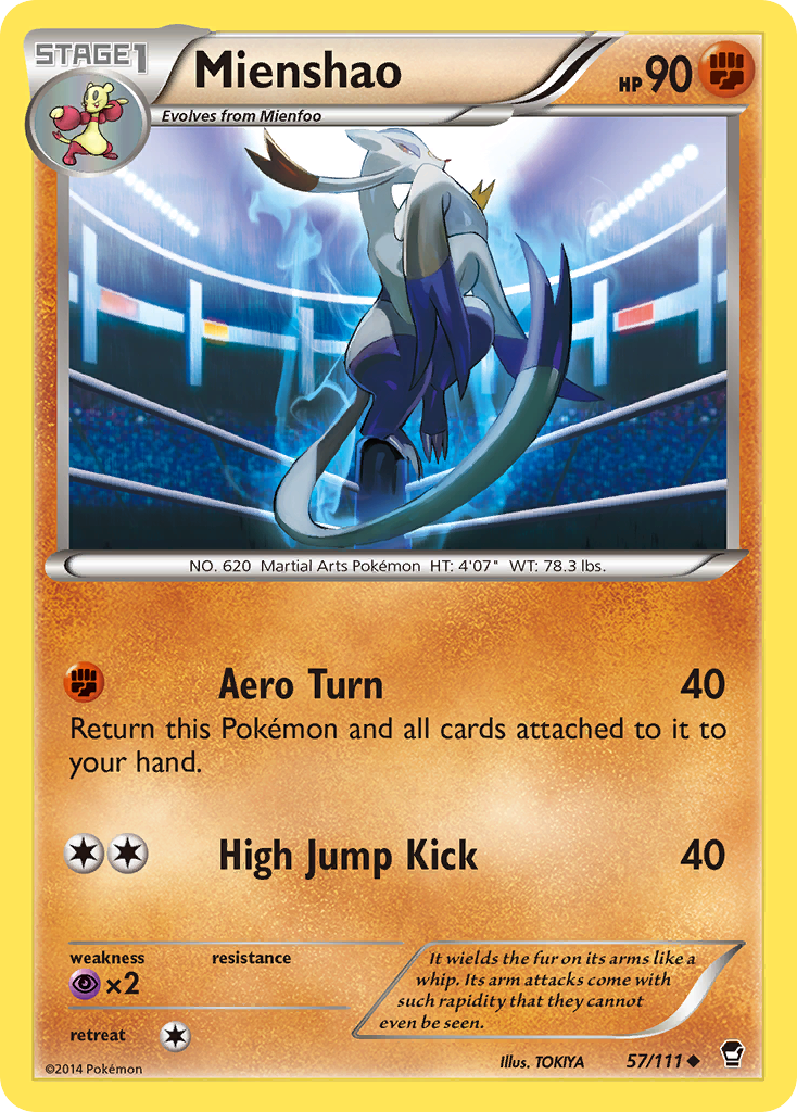 Mienshao (57/111) [XY: Furious Fists] | Gear Gaming Fayetteville